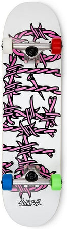 Skateboard GHETTOBLASTER BARDED WIRE PINK 8.125"