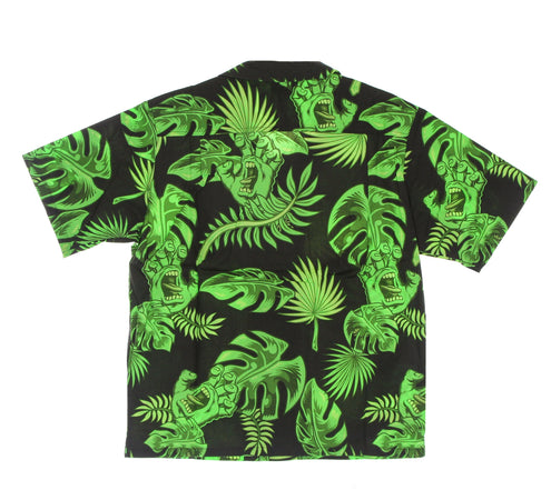 SANTA CRUZ Camicia Manica Corta Uomo Cabana Shirt Black da uomo