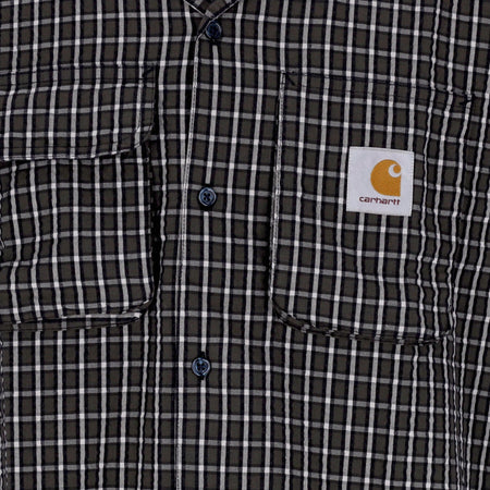 CARHARTT WIP Camicia Manica Corta Uomo Dryden Shirt Cypress da uomo