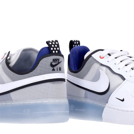 Nike Scarpa Bassa Uomo Air Force 1 React White/white/lt Photo Blue da uomo