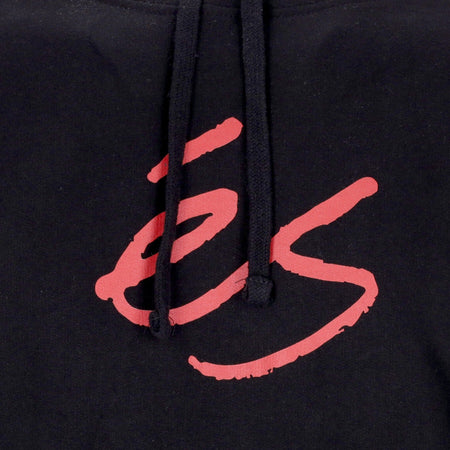 ES Felpa Cappuccio Uomo Script Fleece Hoodie Black da uomo