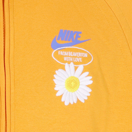 Nike Felpa Leggera Collo Alto Uomo Sportswear Long-sleeve Mid Layer Top Kumquat/medium Blue da uomo