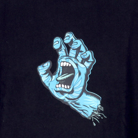 SANTA CRUZ Felpa Leggera Girocollo Uomo Cabana Hand Crew Black da uomo