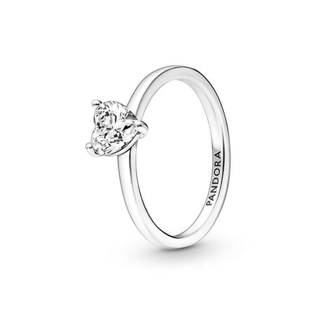 PANDORA - Anello Solitario con Pietra Cuore