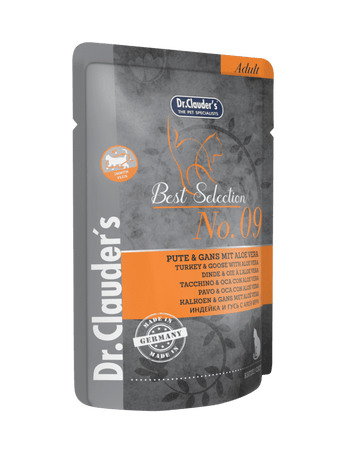 Dr Clauder's Best Selection – 09 Tacchino & Oca con Aloe Vera