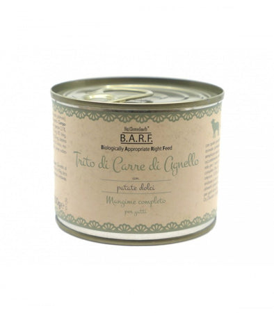 Dr.Clauder's Barf Menu Completo Gatto Trito Di Carre Di Agnello Con Patate Dolci