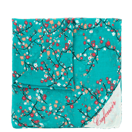 FOULARD STAMPA FIORE CILIEGIO