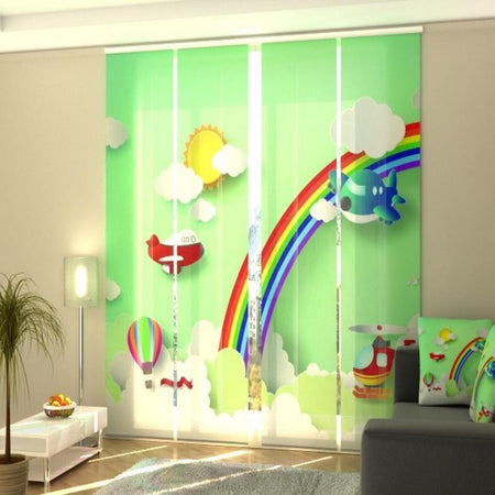 Tende a Pannello Elicottero con Arcobaleno