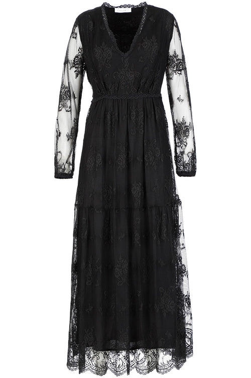 ABITO LUNGO IN PIZZO