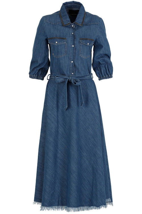 ABITO DENIM CON STRAS