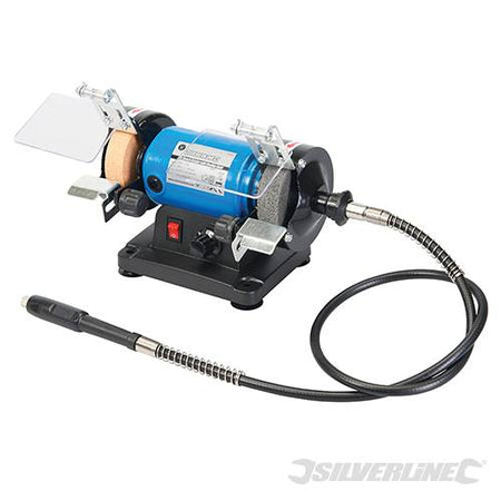 Mini Smerigliatrice lucidatrice levigatrice multiuso con mola e trapano per Miniature
