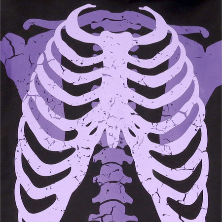 PHOBIA Felpa Leggera Cappuccio Uomo Bones Hoodie Black/blue/lilac da uomo