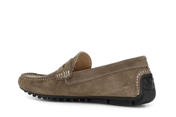 MOCASSINO IN PELLE SCAMOSCIATA