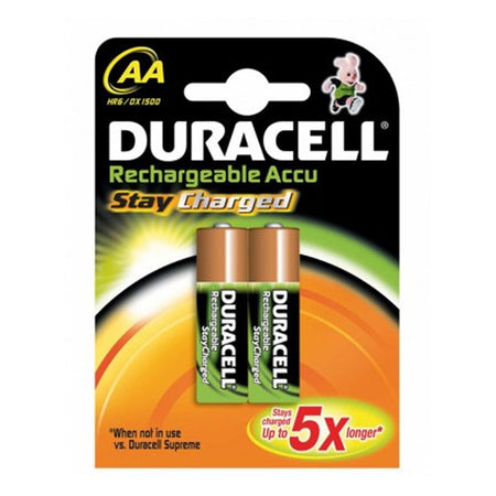 DURACELL BLISTER 2 BATTERIE STILO RICARICABILI 2500mAh (HR06BL2)