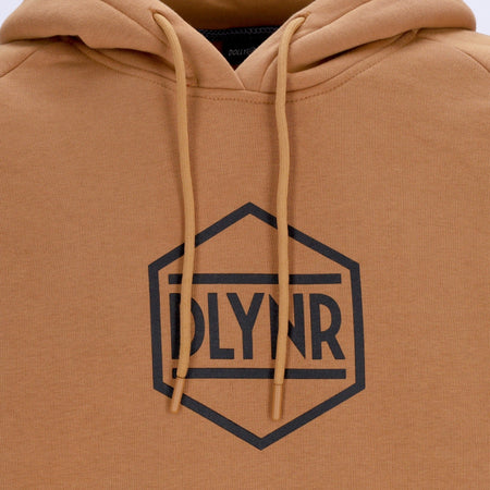 DOLLY NOIRE Felpa Cappuccio Uomo Logo Hoodie Khaki da uomo