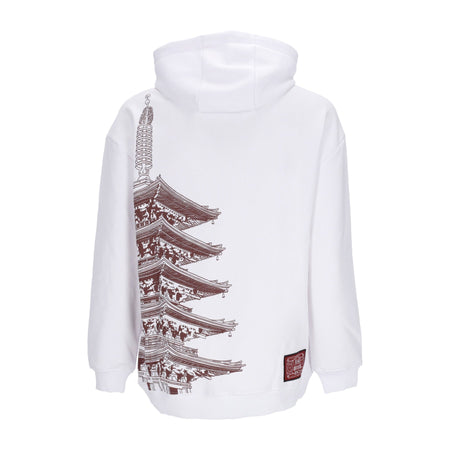 DOLLY NOIRE Felpa Cappuccio Uomo Bench Tokyo Over Hoodie White da uomo