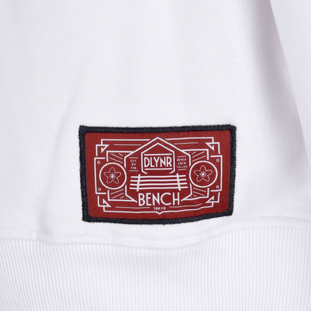 DOLLY NOIRE Felpa Cappuccio Uomo Bench Tokyo Over Hoodie White da uomo