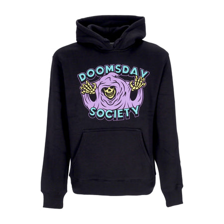DOOMSDAY Felpa Cappuccio Uomo Peekaboo Hoodie Black da uomo
