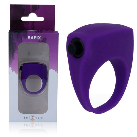 Anello vibrante INTENSE RAFIX in silicone viola