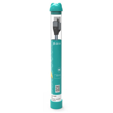 CAVO BUBBLE USB A A TIPO-C 2.4 1MT BLACK