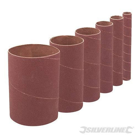 Set di rotoli maniche levigatura supporto in cotone levigare curvature pieghe Silverline