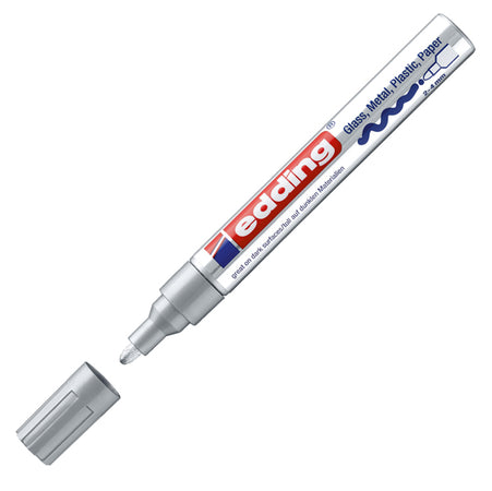 Marcatore Edding 750 Punta Media Vernice Argento