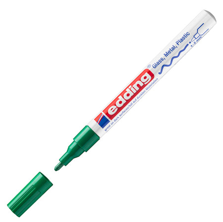 Marcatore Edding 751 Punta Fine Vernice Verde
