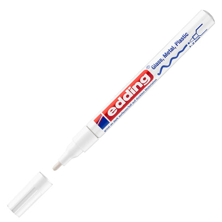 Marcatore Edding 751 Punta Fine Vernice Bianco