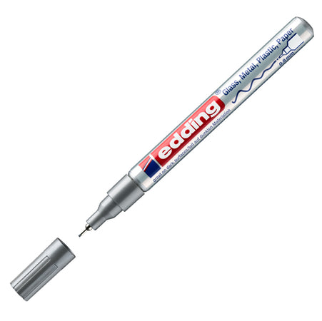 Marcatore Edding 780 Punta Extra Fine Vernice Argento