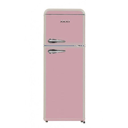 FRIGORIFERO AKAI DOPPIA PORTA 240LT PINK