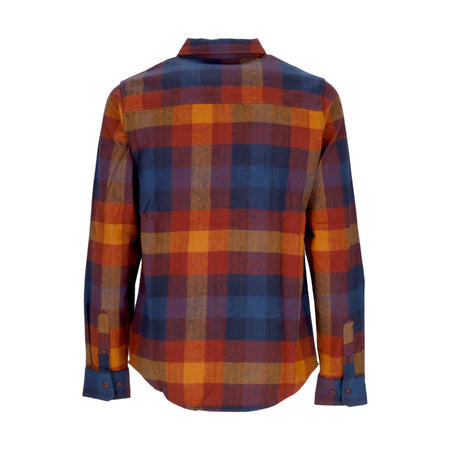 IRIEDAILY Camicia Manica Lunga Uomo Lumber Fella Shirt Dark Rum da uomo