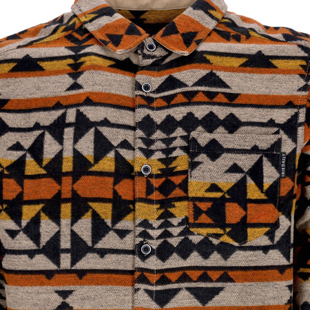 IRIEDAILY Camicia Manica Lunga Uomo Santania Shirt Khaki da uomo