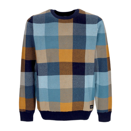 IRIEDAILY Maglione Leggero Uomo Shufflemania Knit Blue Beryl da uomo