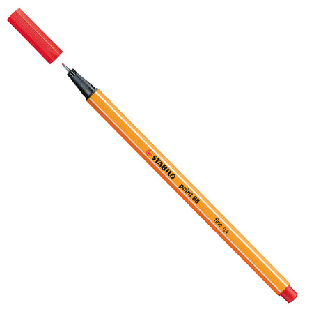 Pennarello Stabilo Point 88/40 Rosso