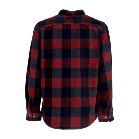 COLUMBIA Camicia Manica Lunga Uomo Flare Gun Fleece Over Shirt Elderberry Multi Check da uomo