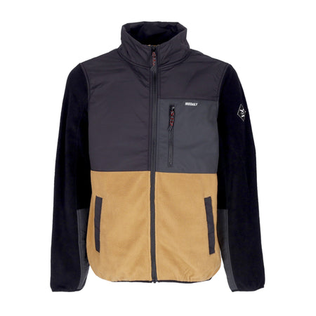 IRIEDAILY Giubbotto Pile Uomo Auf Deck Fleece Jacket Black da uomo