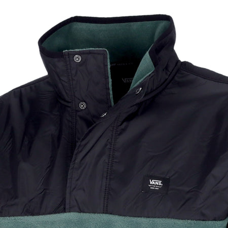 VANS Giubbotto Pile Infilabile Uomo Mammoth Pullover Duck Green/black da uomo
