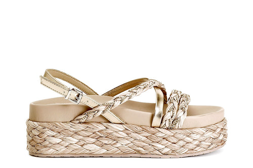 SANDALO ASIMMETRICO CON STRASS