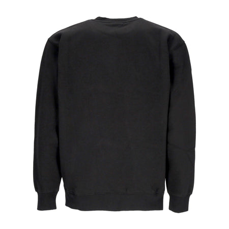 OBEY Felpa Girocollo Uomo Bold Crew Premium Fleece Black da uomo