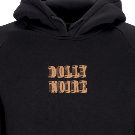 DOLLY NOIRE Felpa Cappuccio Uomo Letter Block Hoodie Black da uomo