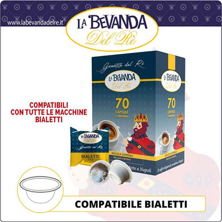 LA BEVANDA DEL RE BIALETTI ALL 70PZ SUPR