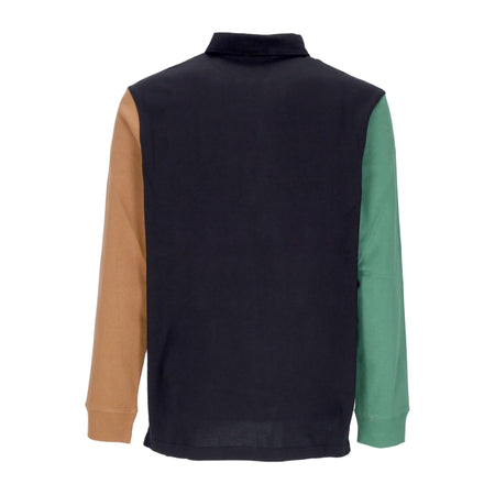 CARHARTT WIP Polo Manica Lunga Uomo Cord Rugby L/s Shirt Black/multicolor da uomo