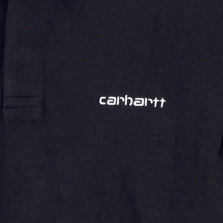 CARHARTT WIP Polo Manica Lunga Uomo Cord Rugby L/s Shirt Black/multicolor da uomo