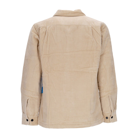 OBEY Camicia Imbottita Uomo Simon Shirt Jacket Irish Cream da uomo
