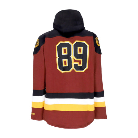 DOLLY NOIRE Felpa Tipo Hockey Uomo Goat Classic Hockey Hoodie Bordeaux da uomo