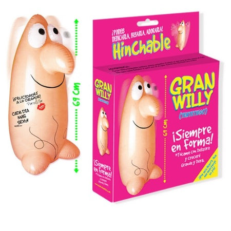 PENE GONFIABILE GRAN WILLY 69 CM idea regalo addio al celibato