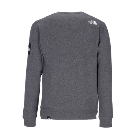 THE NORTH FACE Felpa Girocollo Uomo Seasonal Fine Crew Medium Grey Heather da uomo