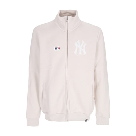 47 BRAND Felpa Collo Alto Uomo Mlb Emb Islington Track Jacket Neyyan Bone da uomo
