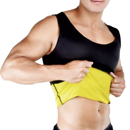 Canotta + Pantalone Snellente Uomo Hot Shapers Training Dimagrante Palestra Tg.