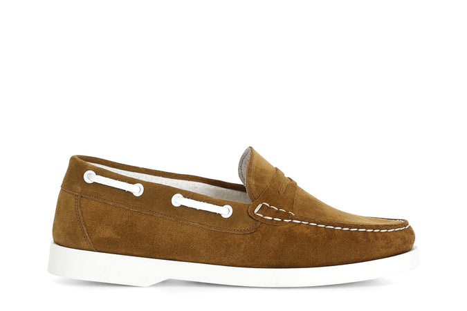 MOCASSINO IN PELLE SCAMOSCIATA